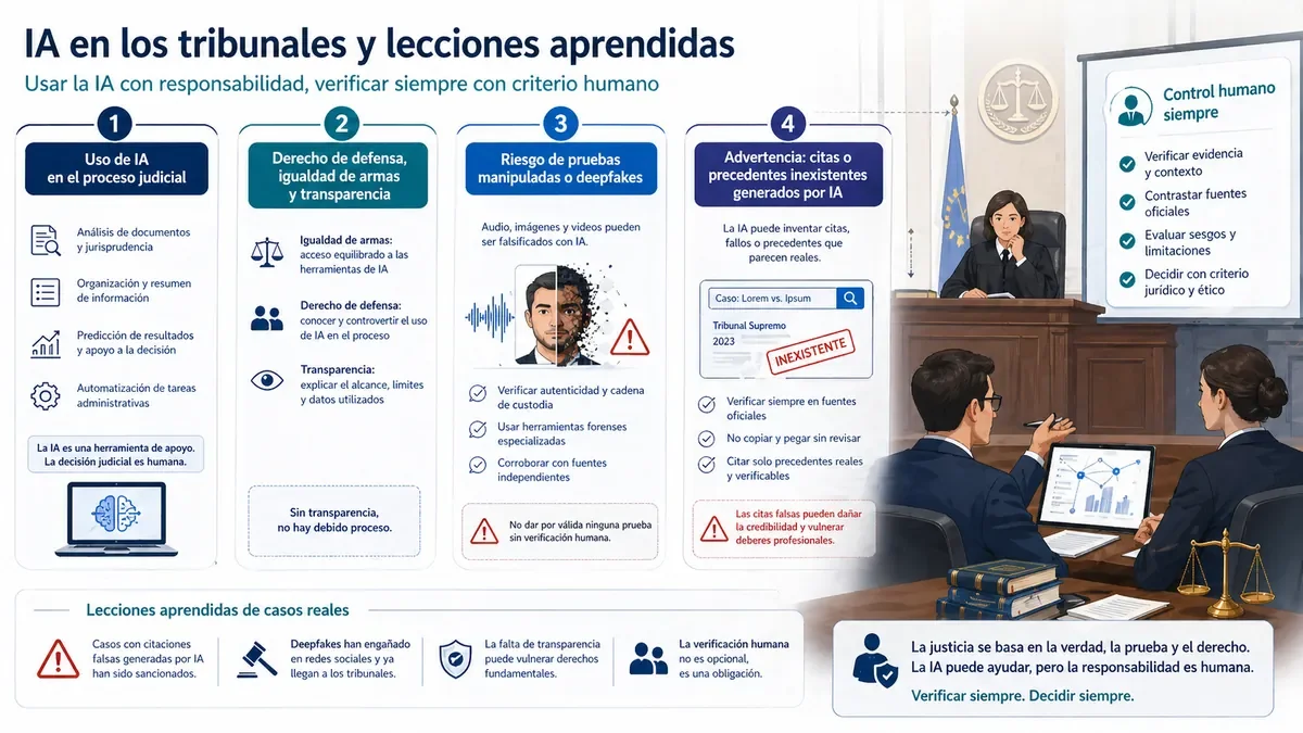 IA en los Tribunales: El Proceso Judicial y la Prueba